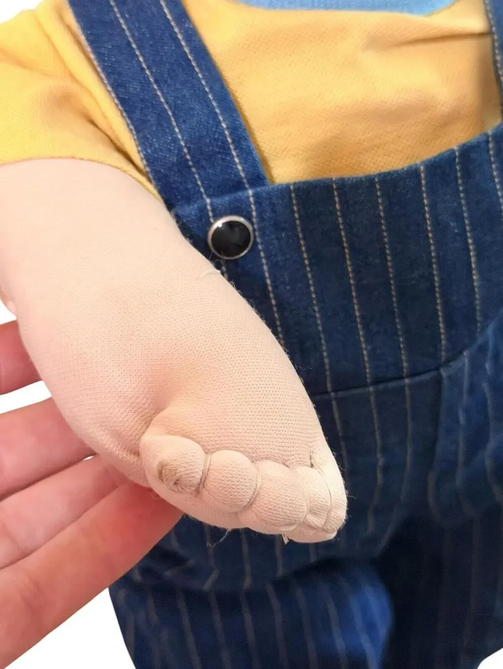Rate Vintage Fibre-Craft Doll Baby  Yarn Hair Boy Doll Brown Hair